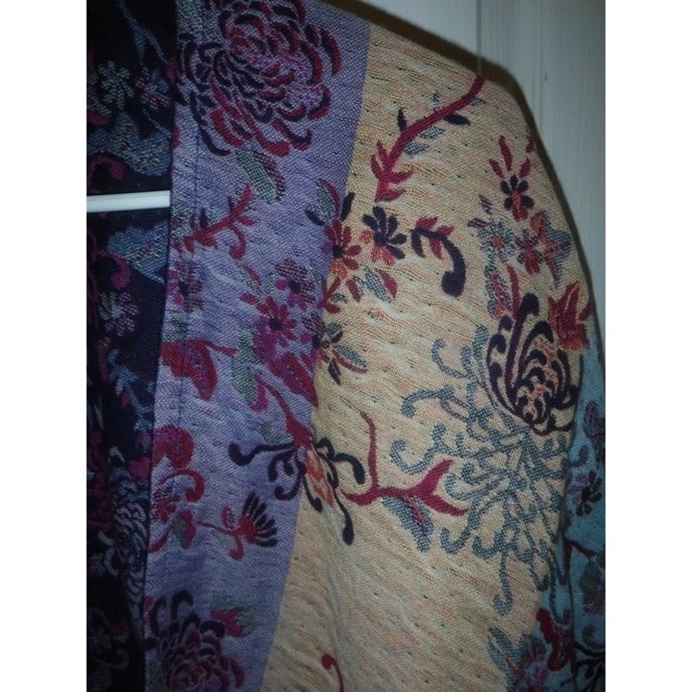 Chicos Reversible Ruana Sweater OSFA - Picture 9 of 12